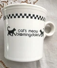 Fiesta CAT'S MEOW BLOOMINGDALE'S  Coffee Mug Tea Mug ~