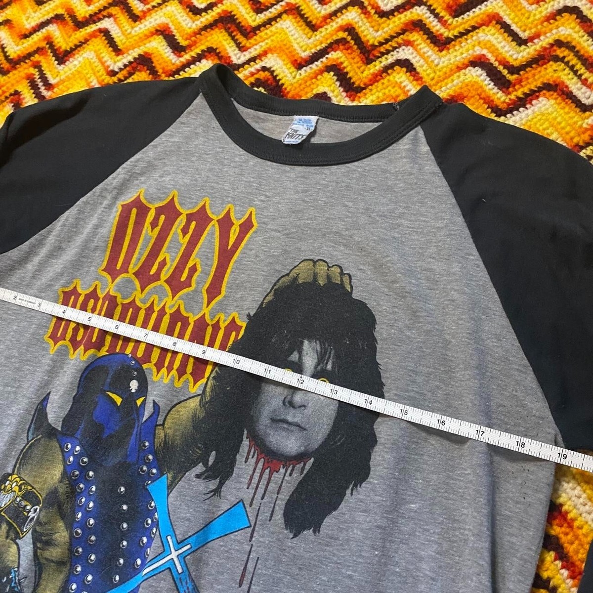 Vtg 1982 Ozzy Ozbourne Raglan T Shirt Diary of A Madman Size Vtg 1982 Ozzy Ozbourne Raglan T Shirt Diary of A Madman Size