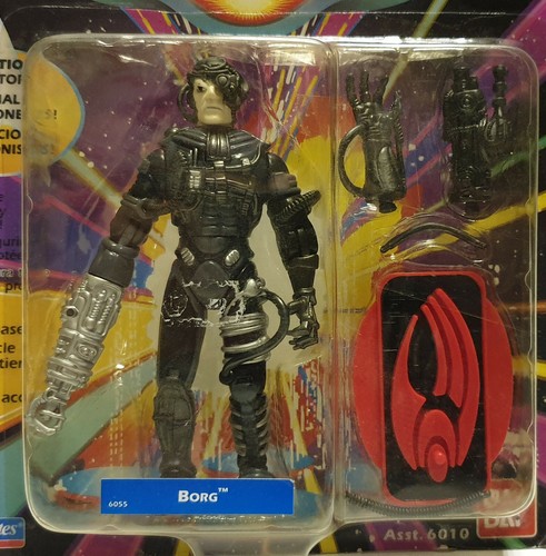 STAR TREK : BORG TEMPLE PLAYSET & BORG ACTION FIGURE MADE BY PLAYMATES - Picture 11 of 12