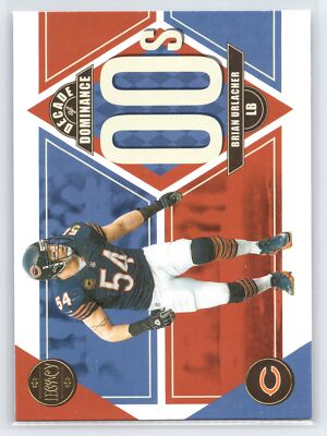 Brian Urlacher - 2022 Panini Legacy - Decade of Dominance #DD-11 - Chicago Bears