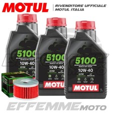 Tagliando SUZUKI XF Freewind 650 1997 1998 1999 (MOTUL 5100 10W40 + Filtro olio)