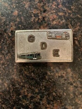 VINTAGE Train/Subway HOOK FAST Belt Buckle