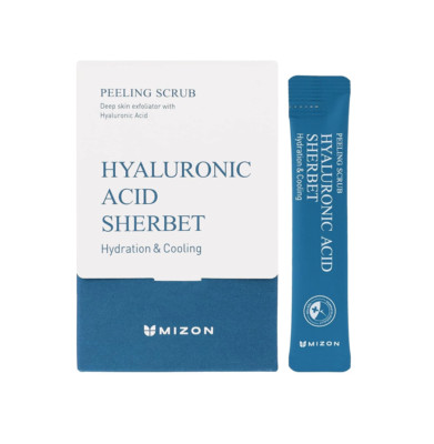 [ MIZON ]  HYALURONIC ACID SHERBET PEELING SCRUB 40 packs (renewal)