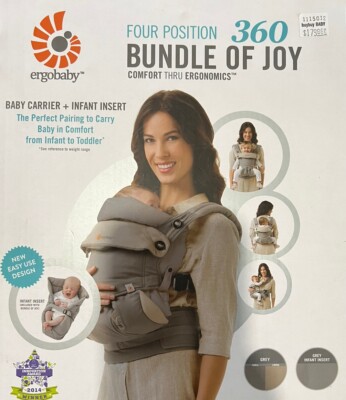 Newborn Carrier Ergobaby Infant Insert Ergo Baby Carrier Easy Snug