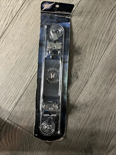 Curb Feelers United Pacific 70200 Chrome Silver Novelty Auto Wheel Accessory