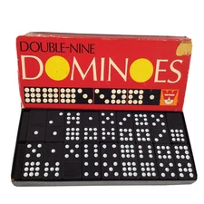 Vintage Whitman Dominoes Double-Nine Game 2 to 6 players