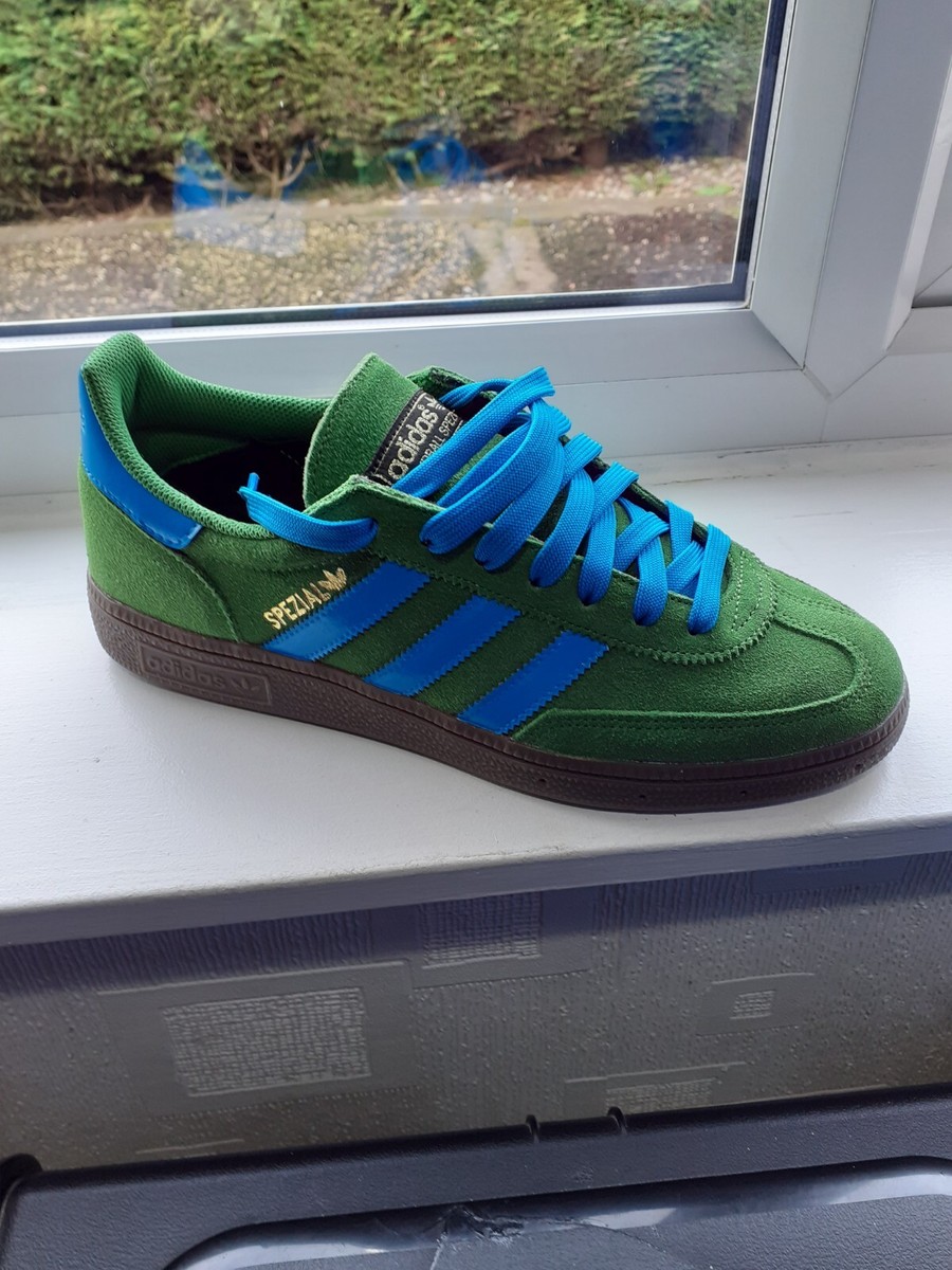adidas handball spezial green/blue uk size 8 rare | eBay