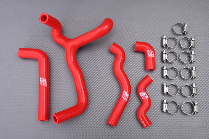 Durites de radiateur silicone rouge et thermostat haut de gamme pour BETA RR 480 4T Racing 2018
