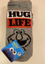 6 Pairs Womens Sesame Street Elmo  Friends No Show Socks Shoe Size 4-10 NEW