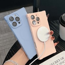 Shockproof TPU Magnetic Case w/ Lens Protector For iPhone 17 16 Pro Max 15 14 13