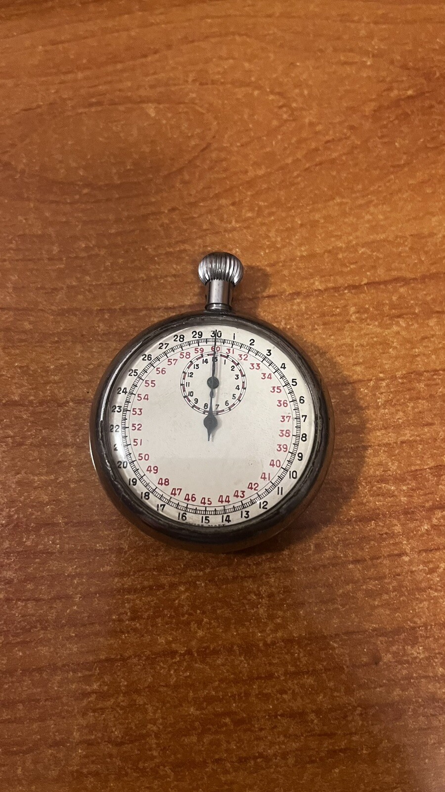 STOPWATCH WORKING, POCKET WATCH BRITISH MILITARY WW2 ARMY BOMB TIMER