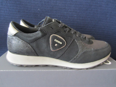 ecco Sneak, Elo W Damen Sneakers Schwarz-grau, Schwarz Gr.38, 39. NEU!
