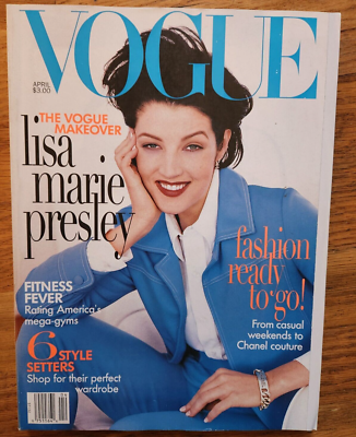 Vogue Magazine April 1996 Lisa Marie ELVIS Presley The Vogue Vogue Magazine April 1996 Lisa Marie ELVIS Presley The Vogue