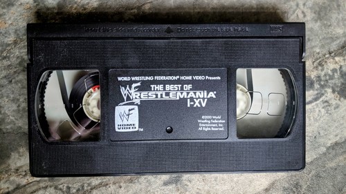 BEST OF WRESTLEMANIA PPV EXCLUSIVE I-XV 2000 VHS WCW WRESTLING WWF WWE Tested - Picture 7 of 7