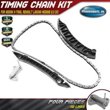 4x Timing Chain Kit for Nissan X-Trail T31 Renault Laguna Megane Scenic 2.0 dCi