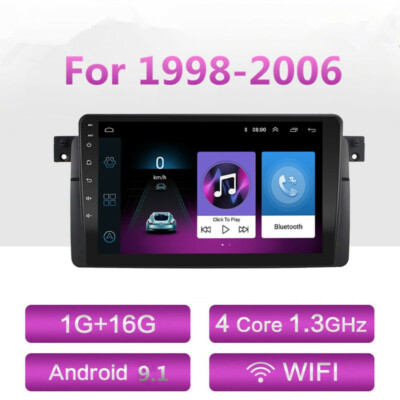 Car Multimedia Video Player For E46 3Series GPS Radio 9'' Android wifi Navigation