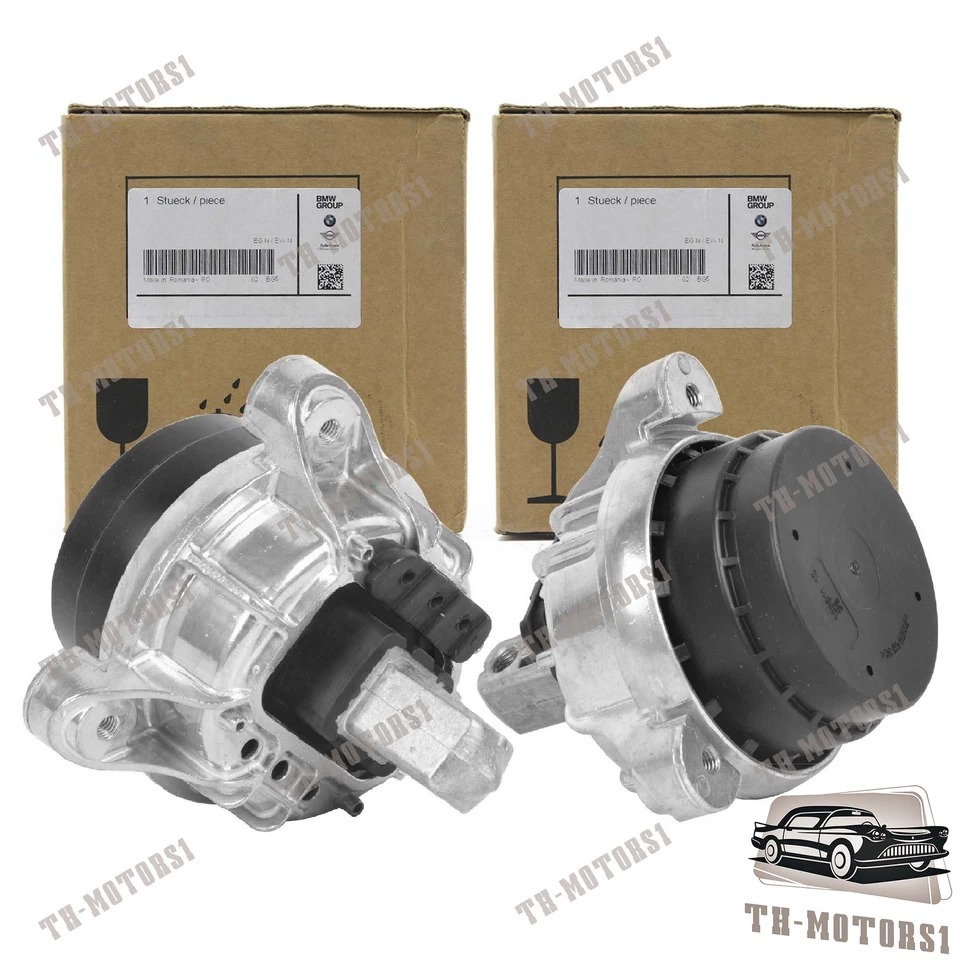 2 PIEZAS MONTAJE MOTOR DELANTERO L&R PARA BMW 740i 2010-2012, 740Li 3.0L GAS Foto 4 de 4