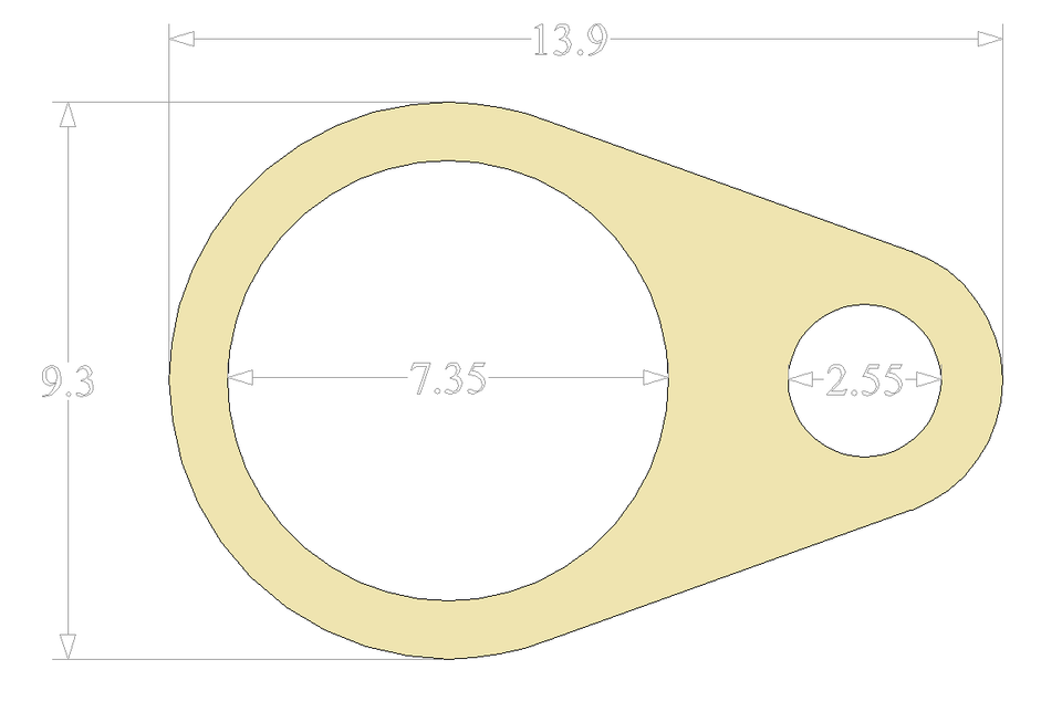 6.5 inch + Tweeter door pod baffle Speaker Ring MDF 6 1/2 Pair