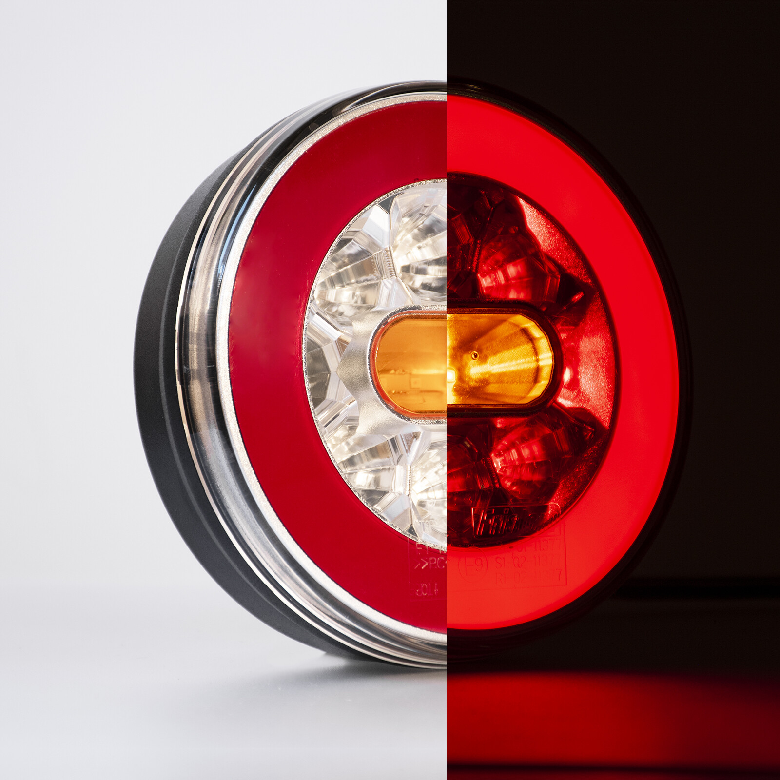 FT-230 LED-Rückleuchte Set (links & Rechts) – 12V/24V, 5-polig Bajonett. Für Anhänger & LKW. Mit Dynamischem Blinker.