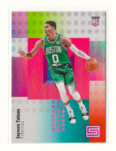 2017-18 Panini Status Foundations #128 Rookies Jayson Tatum RC SSP (Color Match)
