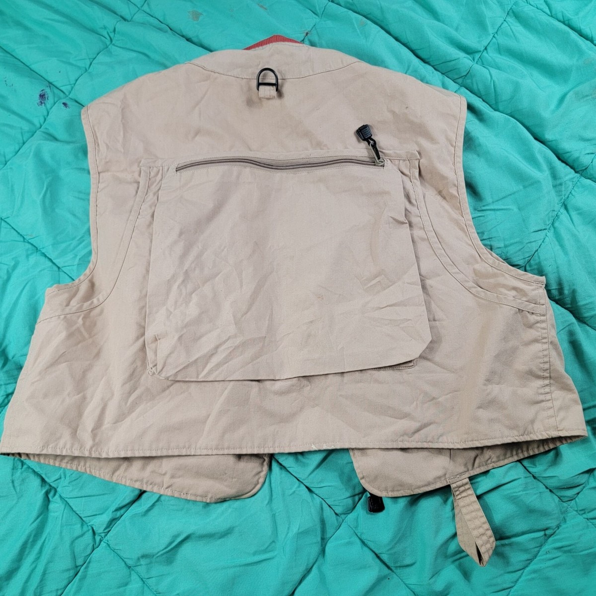 Gilet De Pêche Redington Taille 2XL - Beige, Multi-poches, été, Occasion