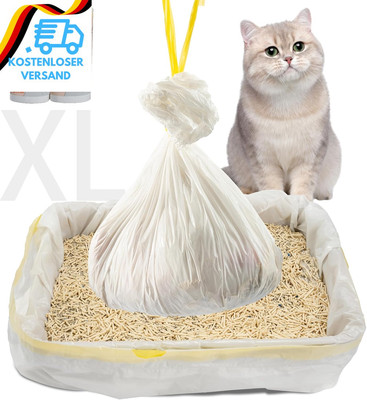 940 X 460 Mm Jumbo Katzenstreubeutel, 20 Stück XXL Katzenklo Tüten, Reißfeste Ka