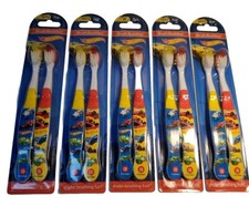 Wholesale Lot Of 5, Twin Packs Children Brush Buddies Hotwheels Toothbrush Soft