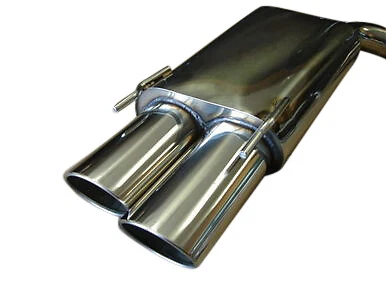 Fits Mercedes Benz W220 S430 S500 S55 S600 98-05 T304 Axle Back Exhaust Systems  - Image 3 of 4