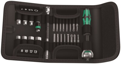 Wera Kraftform Kompakt Zyklop Speed Ratchet Set 1/4'' Drive Metric 05051045001