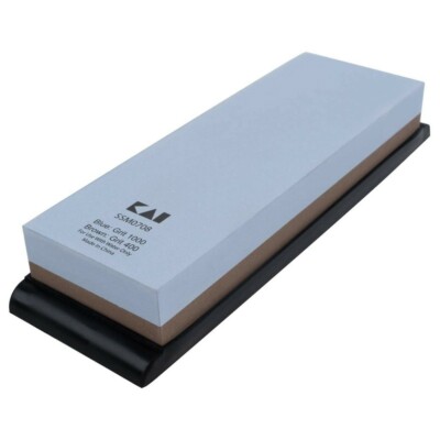 Shun 400/1000 Grit 2-Sided Combination Whetstone Water Stone - Knife Sharpener 