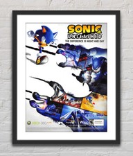 Sonic Unleashed PS2 PS3 XBOX 360 Wii Glossy P...
