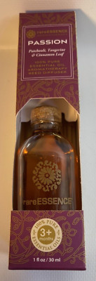 Rare Essence Passion Aromatherapy Reed Diffuser Patchouli Tangerine Cinnamon 1oz