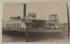 Steamship Steamer CHESAPEAKE real photo postcard RPPC
