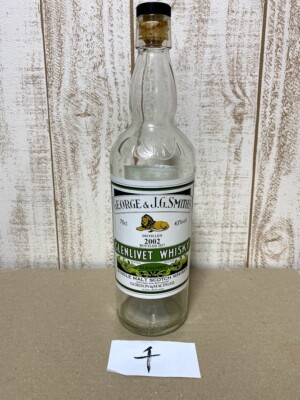 2002 GLENLIVET 15 Years  Empty Bottle Scotch Limited From Japan