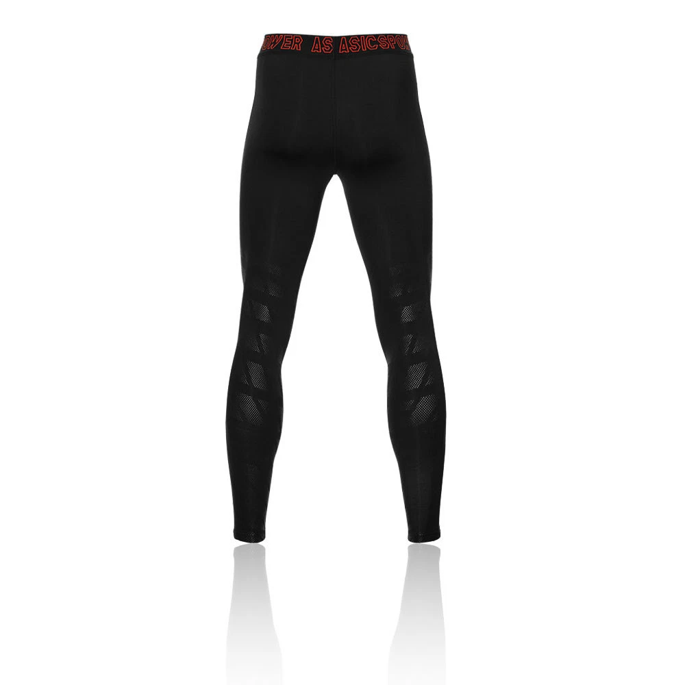 Asics Recovery Mens Black Compression Training Long Tights Sports Bottoms Pants