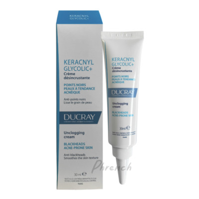 Ducray Keracnyl Glycolic+ Unclogging Creme 30ml Exp.09/2026