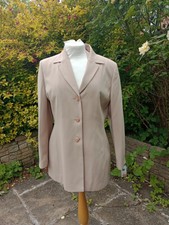 Womens Blazer Size 14 Dunnes Stores Beige New Bust Size 37" Inches Ladies Jacket