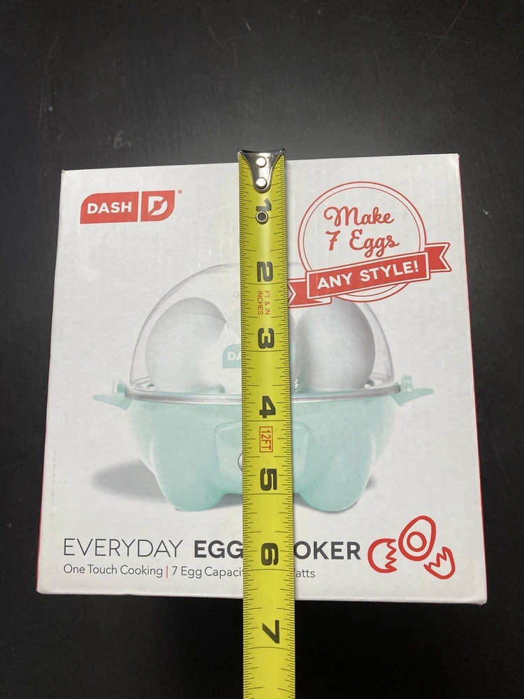 DASH Electric Egg Cooker 7 Egg Capacity One Touch Cooking