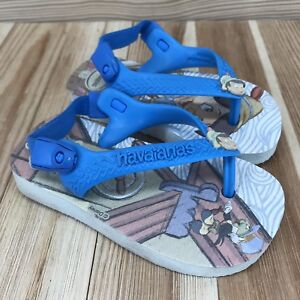  Havaianas  Baby  Shoes  Size 5 Flip Flops  Pinocchio Elastic 