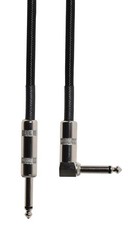 BRAID GUITAR LEAD R/A BLK 3M; 190.301UK (CITRONIC) Qty X 1