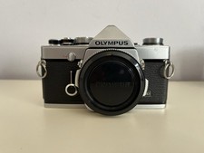 Olympus OM-1N 35mm SLR Film Camera Body Only Silver/Black Made in Japan