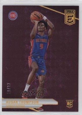 2023-24 Donruss Elite Rookies FOTL FOTL Pink 10/17 Ausar Thompson #218 1fl4