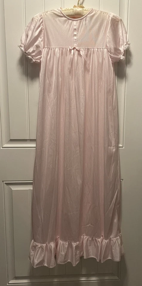 Laura Dare Girl's Pink Nightgown Set 14 NWT Slumber Party Barbie Fairy Princess - Image 4 of 4