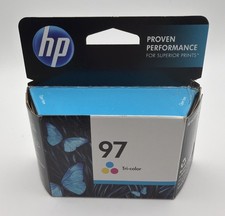 New Old Stock Sealed HP 97 Tri-Color Ink Cartridge C9363WN 140 Exp 01/2015