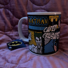 DC Comics Batman Joker Comic Panel Ceramic Mug, 18 fl oz Multicolor