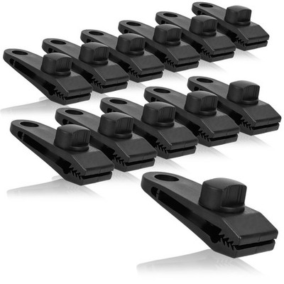 6x Zeltplanenklemmen - Tarp Clips für Zelte, Banner Segel, Markisen Planenhalter