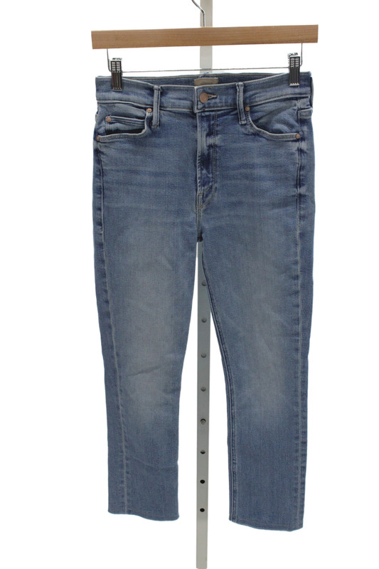 Mother Womens Blue 90s Ankle Cropped Mid Rise Jeans Size 27