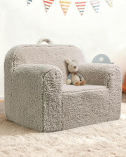 Toddler  Kids Chairs Comfy - 3 in 1 Soft Toddler Couch with Safe Handle  Stabl