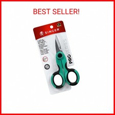 SINGER 00558 5-1/2-Inch ProSeries Heavy Duty Scissors with Power Notch , Teal
