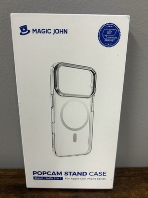 MAGIC JOHN for iPhone 17 Pro Magnetic Case with Foldable Stand Full Camer...